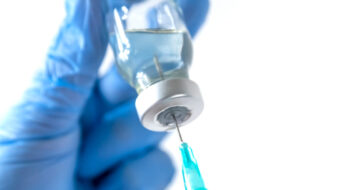vaccine in hand