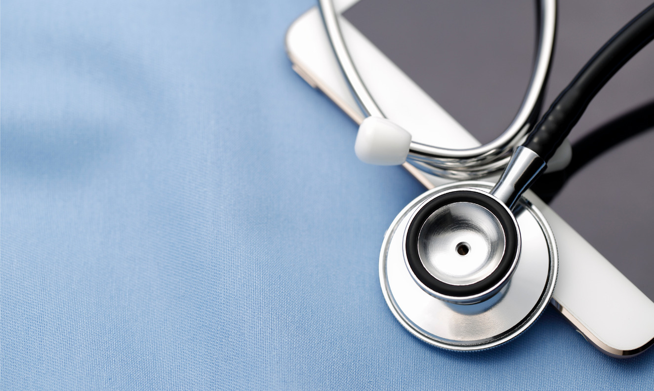 tablet device and stethoscope