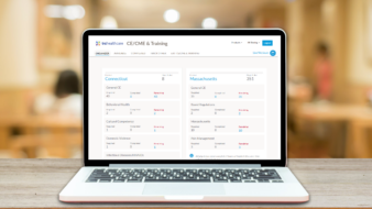 ce organizer dashboard screenshot