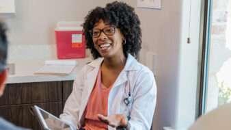 Nurse Practitioner (NP) Meeting with Patient