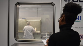 Designated person observing compounding activity