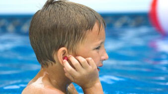 boy in pool